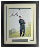 Gary Player Signed Framed 11x14 PGA Golf Photo BAS BD59670