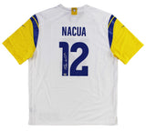 Puka Nacua Signed Los Angeles Rams Nike Game White NFL Jersey