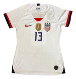 Alex Morgan Signed 2019 Nike USA Women's White Soccer Jersey BAS