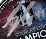 Samuel Girard Autographed 2022 Stanley Cup Champions Puck JSA COA