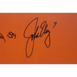 John Elway Ed McCaffrey Rod Smith Shannon Sharpe Signed Broncos Seat BAS 46350