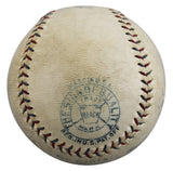 Yankees Babe Ruth Signed 1929-31 Reach Ernest Barnard OAL Baseball PSA #AS00153