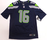 Seattle Seahawks Tyler Lockett Autographed Blue Nike Jersey MCS Holo #29740