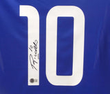 Rivaldo Signed Brazil FC Away Soccer Jersey #10 with Beckett Witness