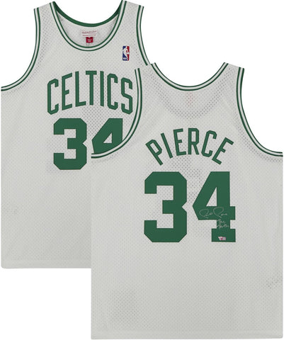 Paul Pierce Celtics Signed 2007-08 Mitchell & Ness Jersey "The Truth" Ins