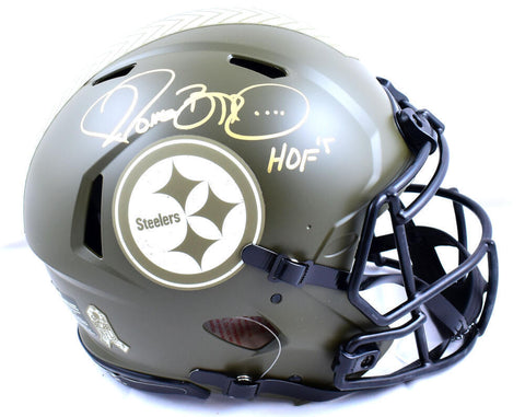 Jerome Bettis Signed Steelers F/S STS Speed Authentic Helmet w/HOF-BeckettW Holo