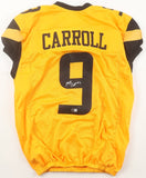 Marcus Carroll Signed Missouri Tigers Jersey (Beckett) 2024 Mizzou Starting R.B.