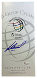 Lee Westwood Signed World Golf Championships Pamphlet JSA