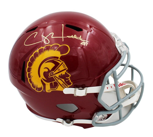 Clay Matthews Signed USC Trojans Speed Full Size NCAA Helmet
