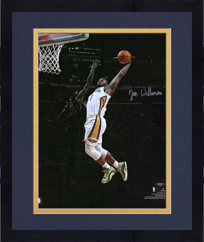 FRMD Zion Williamson New Orleans Pelicans Signed 16x20 Dunk Spotlight Photograph