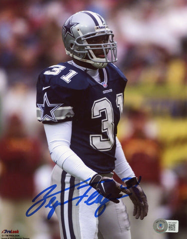 George Teague Autographed/Signed Dallas Cowboys 8x10 Photo Beckett 40658