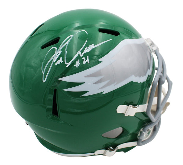 Eric Allen Signed Philadelphia Eagles Speed Full Size Kelly Green NFL Helmet