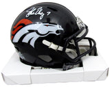 John Elway HOF Signed/Auto Mini Football Helmet Denver Broncos Beckett 200054