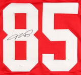 Vernon Davis Signed 49ers Jersey (JSA COA) 2x Pro Bowl (2009, 2013)