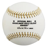 Tigers Lou Whitaker Signed Rawlings Gold Glove Logo OML Baseball BAS #BV01149