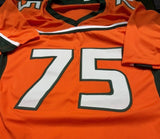 Vince Wilfork Signed Miami Hurricanes Jersey (Beckett) 2xSuper Bowl Champs/ Pats