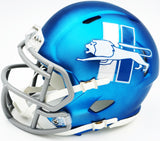 Sam LaPorta Auto Lions Flat Matte Blue 2023 Alternate Speed Mini Helmet Beckett