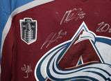 Colorado Avalanche Team Signed Burgandy Fanatics XL Jersey 20 Sigs BAS 37473