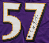 Bart Scott Signed Baltimore Ravens Jersey (Beckett) 2006 Pro Bowl Linebacker
