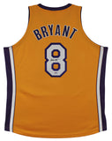 Lakers Kobe Bryant Signed Yellow M&N 1999-2000 HWC Authentic Jersey PSA #B11409