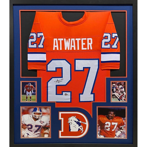 Steve Atwater Autographed Signed Framed Denver Broncos Jersey BECKETT