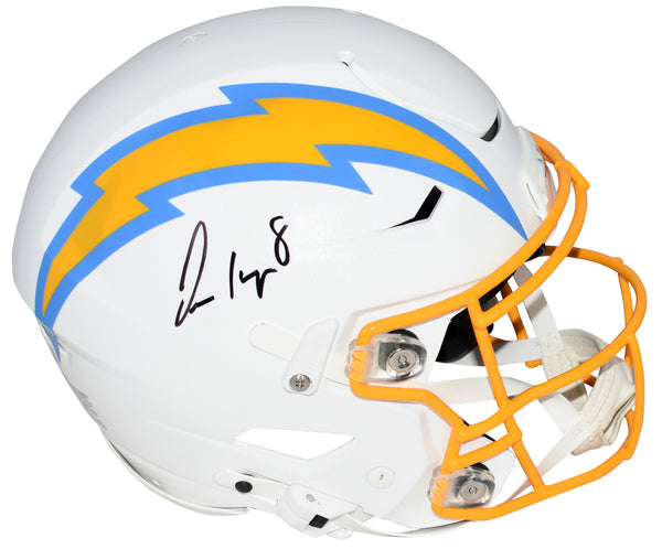 OMARION HAMPTON SIGNED LOS ANGELES CHARGERS AUTHENTIC SPEEDFLEX HELMET BECKETT