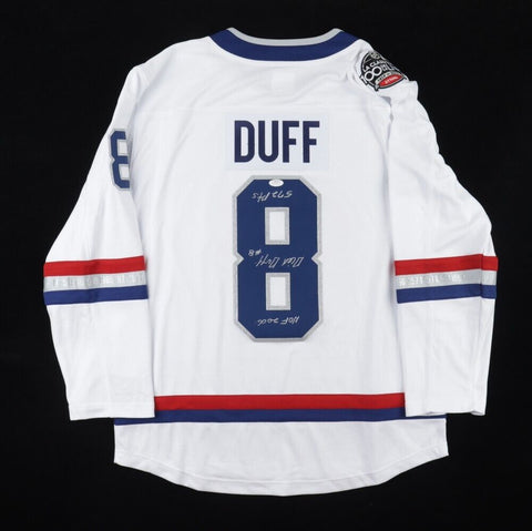 Dick Duff Signed Montreal Canadien Jersey Inscribed HOF 2006 & 572 Pts (JSA COA)