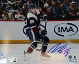 Martin Necas Autographed (blue pen) 8x10 Colorado Avalanche (Navy Jersey)