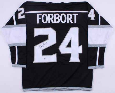 Derek Forbort Signed Kings Jersey (Beckett COA) 15th Overall pick 2010 NHL Draft