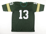 Don Horn Signed Green Bay Packers Jersey Career Stats & Hand-Drawn Sketch (JSA)