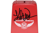 Kurt Warner Autographed/Signed Iowa Barnstormers Mini Cowbell Beckett 40723