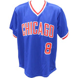 Andre Dawson Autographed/Signed Blue Pro Style Jersey JSA 45958