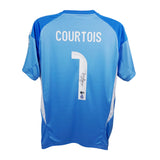 Thibaut Courtois Signed Real Madrid Soccer Jersey #1 with Beckett COA