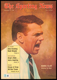 George Allen Autographed Sporting News Magazine Cover Rams Beckett #AD43590