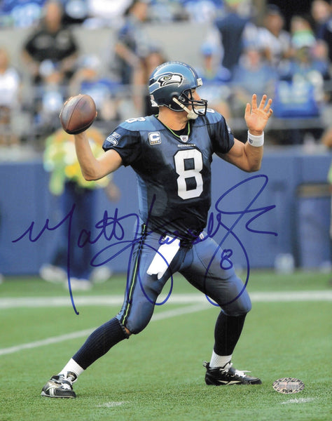 Matt Hasselbeck Autographed Signed 8x10 Photo Seattle Seahawks MCS Holo #63026