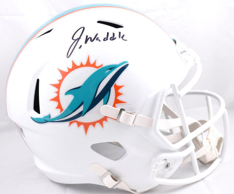 Jaylen Waddle Autographed Miami Dolphins F/S Speed Helmet- Fanatics *Black