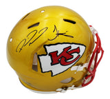 Patrick Mahomes & Tyreek Hill Signed Kansas City Chiefs Speed Auth Flash Helmet