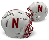 Ndamukong Suh Autographed Nebraska Full Size Authentic Helmet GO BIG RED Beckett