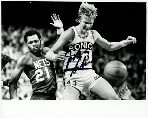 Jack Sikma Autographed Signed 8x10 Photo Seattle Supersonics MCS Holo #70209