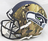 CHRIS CARSON AUTOGRAPHED SEAHAWKS CAMO FULL SIZE HELMET (BUBBLING) FANATICS