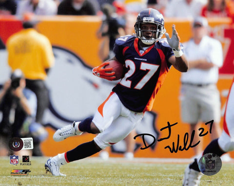 Darrent Williams Autographed/Signed Denver Broncos 8x10 Photo Beckett 44012