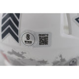 JaMarr Chase Autographed Cincinnati Bengals 24 STS Mini Helmet Beckett 48959