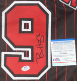 Ron Harper Signed Chicago Bulls Jersey (PSA COA) 3xNBA Champ / Shooting Guard
