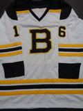 Derek Sanderson Signed Bruins Throwback Jersey (JSA COA) Boston Center 1968-1972