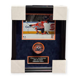 Connor McDavid Oilers Signed Autographed Puck Collage Framed To 14x23 Fanatics