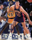 Bill Laimbeer Autographed 8x10 Photo Detroit Pistons Beckett BAS QR #BS30146
