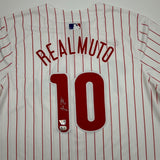 Autographed/Signed JT Realmuto Phillies Authentic Jersey Fanatics & MLB COA