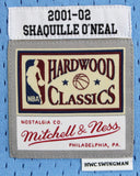 Lakers Shaquille O'Neal Authentic Signed Blue 2001-02 TB M&N HWC Jersey BAS Wit