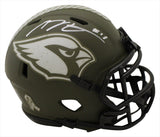 AJ Green Autographed Arizona Cardinals Salute Mini Helmet Beckett 39068