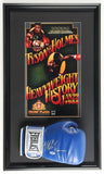Mike Tyson Signed Framed Everlast Boxing Glove Display / Tyson vs. Holmes Poster